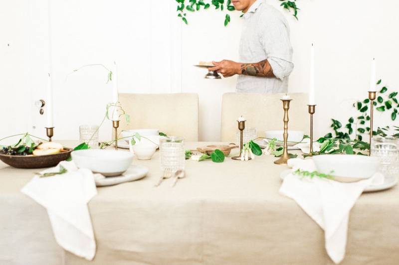 Organic table styling