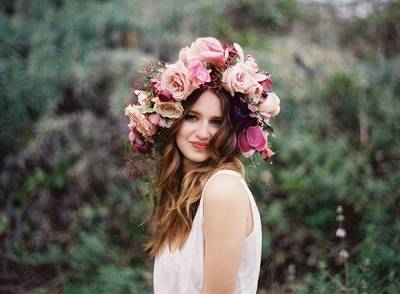 Stunning Floral Crown By Fallon Shea & Jess Wilcox