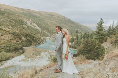 Modern South Island Winery Wedding