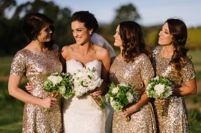 Golden Yarra Valley Winery Wedding