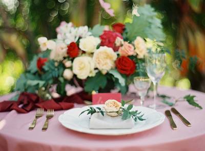 Luscious Red And Pink Wedding Inspiration