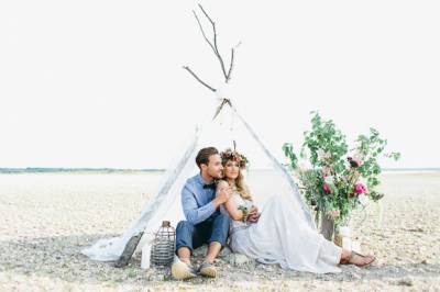 Berry & Bohemian Wedding Inspiration