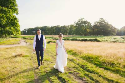 Soft Pink Richmond Park, London Wedding