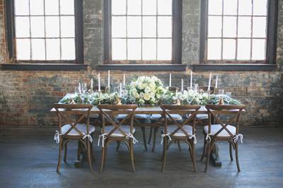 Pear Wedding Inspiration In A Warehouse Setting