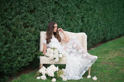 Country Homestead Bridal Shoot