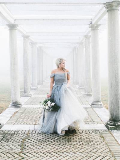 Stunning Winter Wedding Inspiration In The Fog