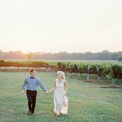 Tennessee Winery Engagement Shoot