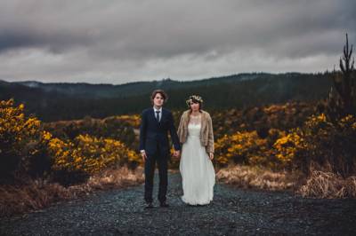 Moody New Zealand Winter Wedding