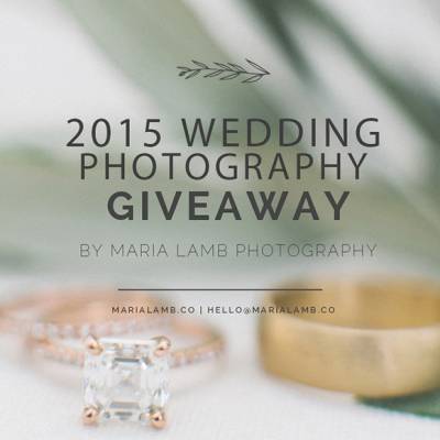 Win A Wedding Photography Package With Maria Lamb