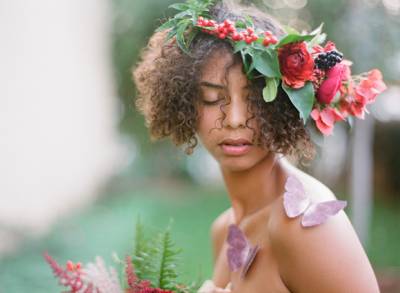 Red & Purple Butterfly Shoot