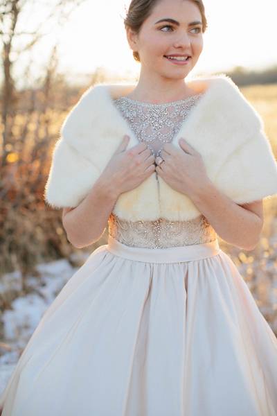 Elegant Winter Bridals In Colorado Springs