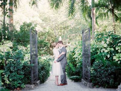 Engagement Shoot In European Inspired Gardens