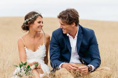 Relaxed West Coast New Zealand Beach Wedding