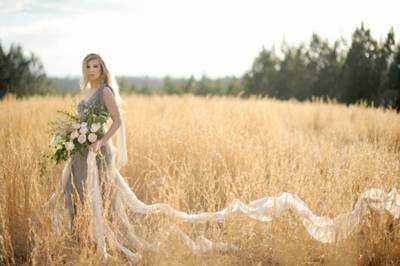 Engagement Session In Golden Fields