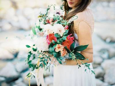 Texan Creekside Bridal Shoot