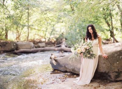 Tranquil Beauty By The Stream