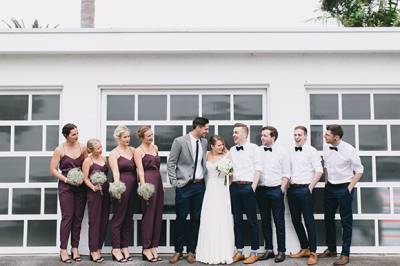 Modern Inner City Auckland Wedding