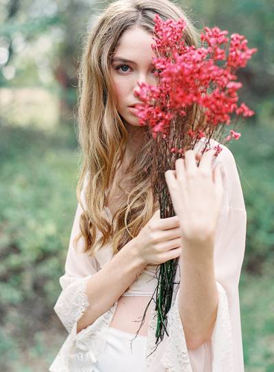 Organic Boudoir Session In The Outdoors