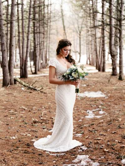 Winter Bridals In Golden Light