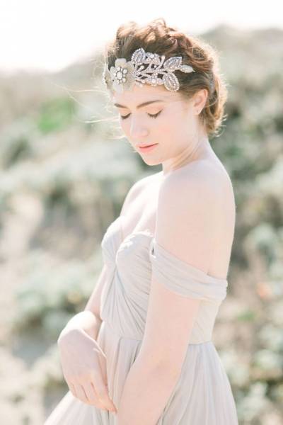 Soft Grey Wedding Ideas At The Beach