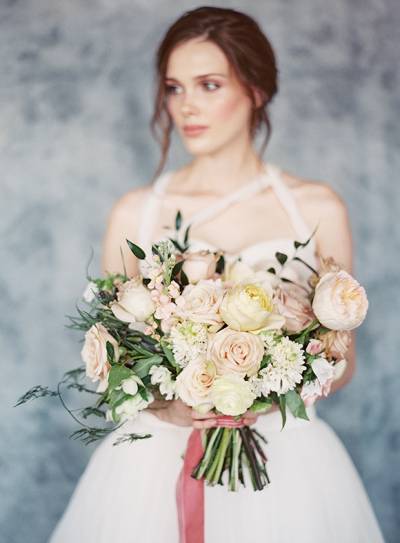 Blush, Peach & Blue Spring Wedding Ideas