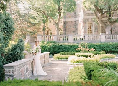 Romantic Wedding Inspiration In Peach And Ivory