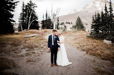 Intimate Mountain Wedding In Oregon