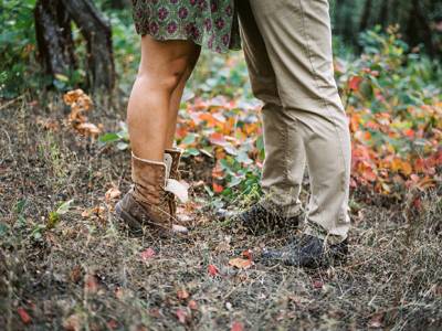 Engagement Shoot In The Autumn Foliage