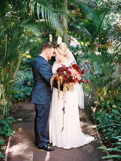 Intimate Perth Wedding With A Tropical Feel