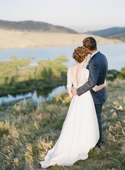 Smoky Blue & Grey Colorado Wedding Inspiration