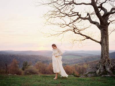 Sentimental Fall Bridal Shoot