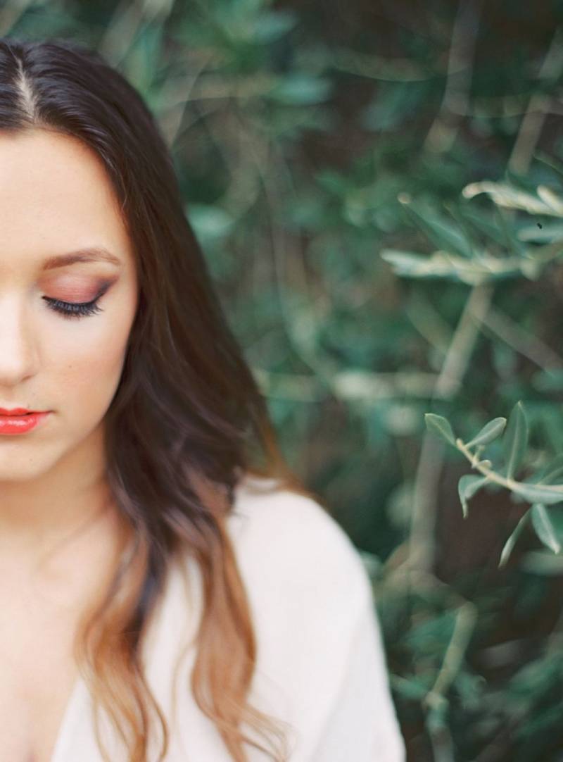 Girl with red lips