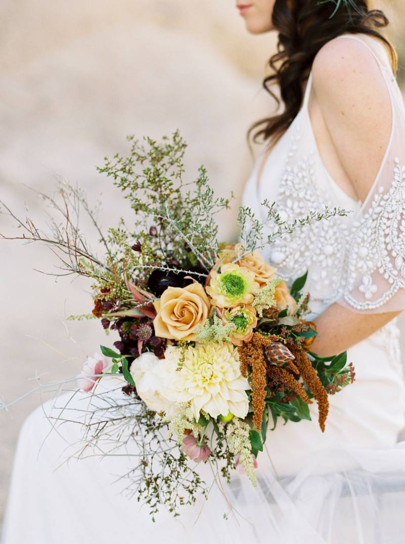 Orange Wedding Bouquet