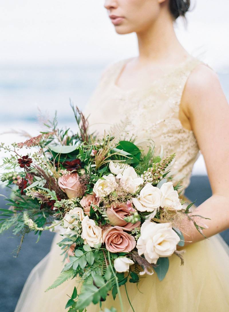 Ivory and Pink Bouquet