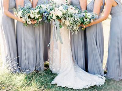 Elegant Blue And Ivory Winnipeg Wedding