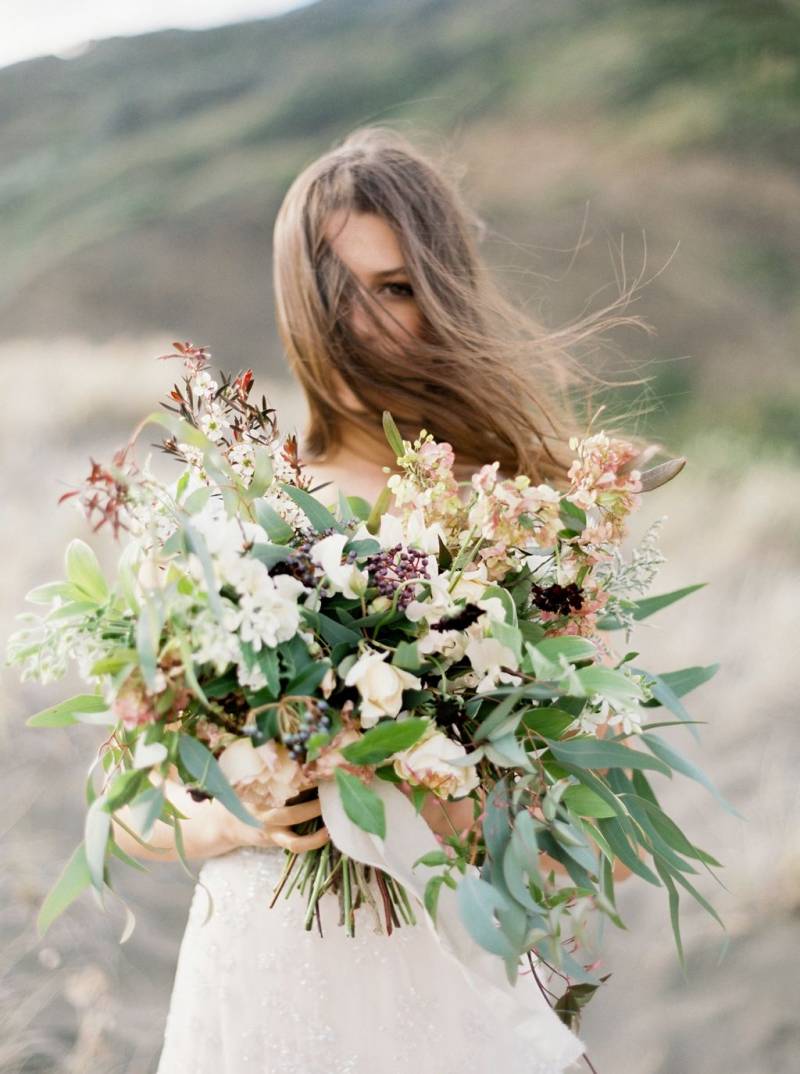 Organic wedding bouquet