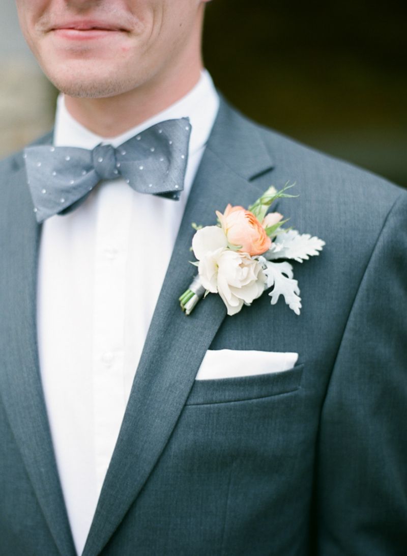 Groom in Grey Suit