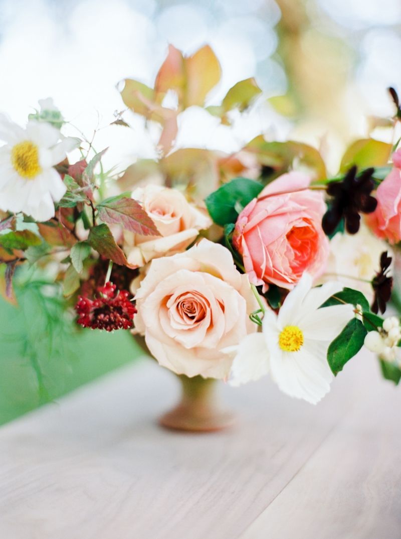 Pink rose arrangement