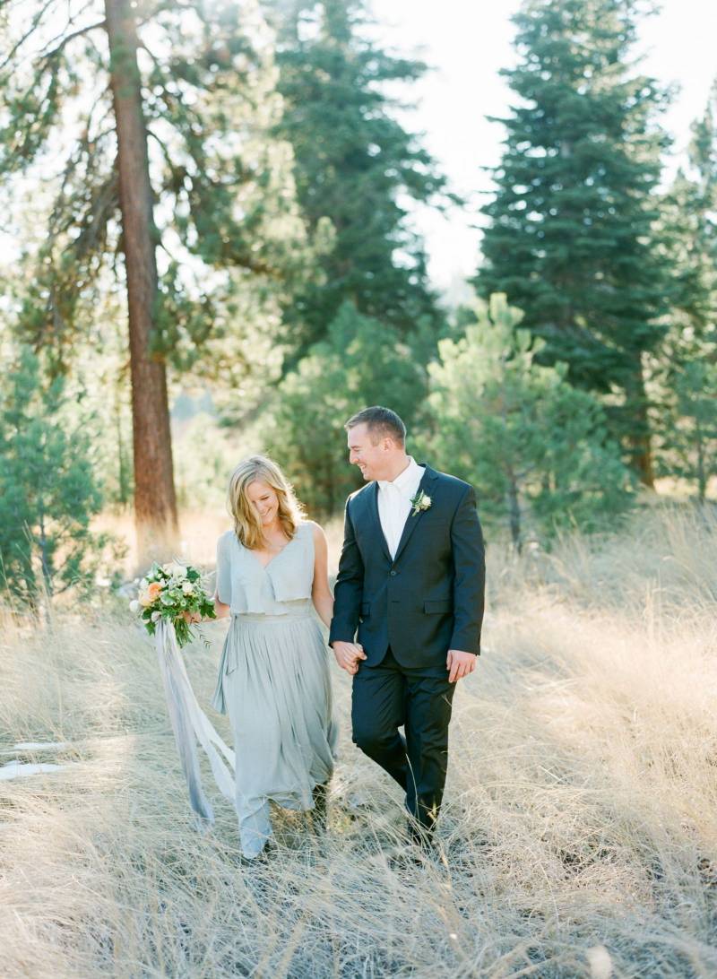 Couple in field