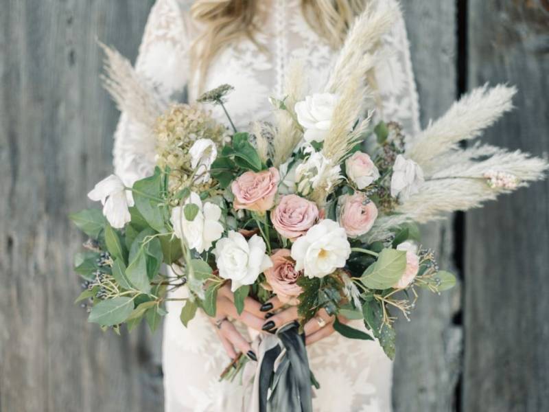 Lush botanical wedding decor