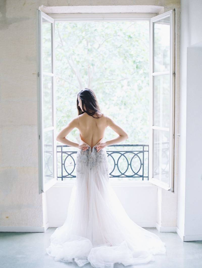 Bride at the window