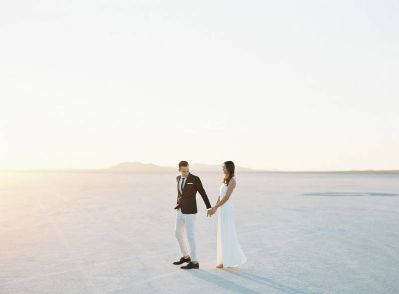 Modern Anniversary Portraits in the desert