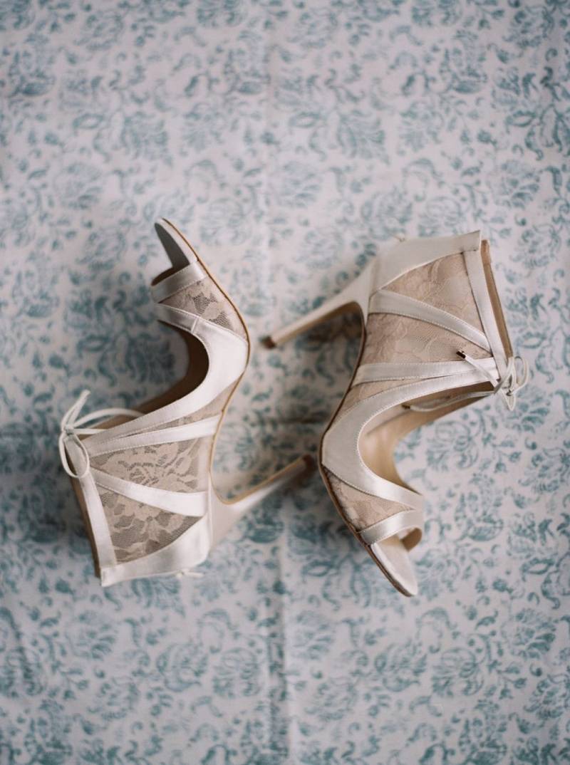 Ivory wedding shoes