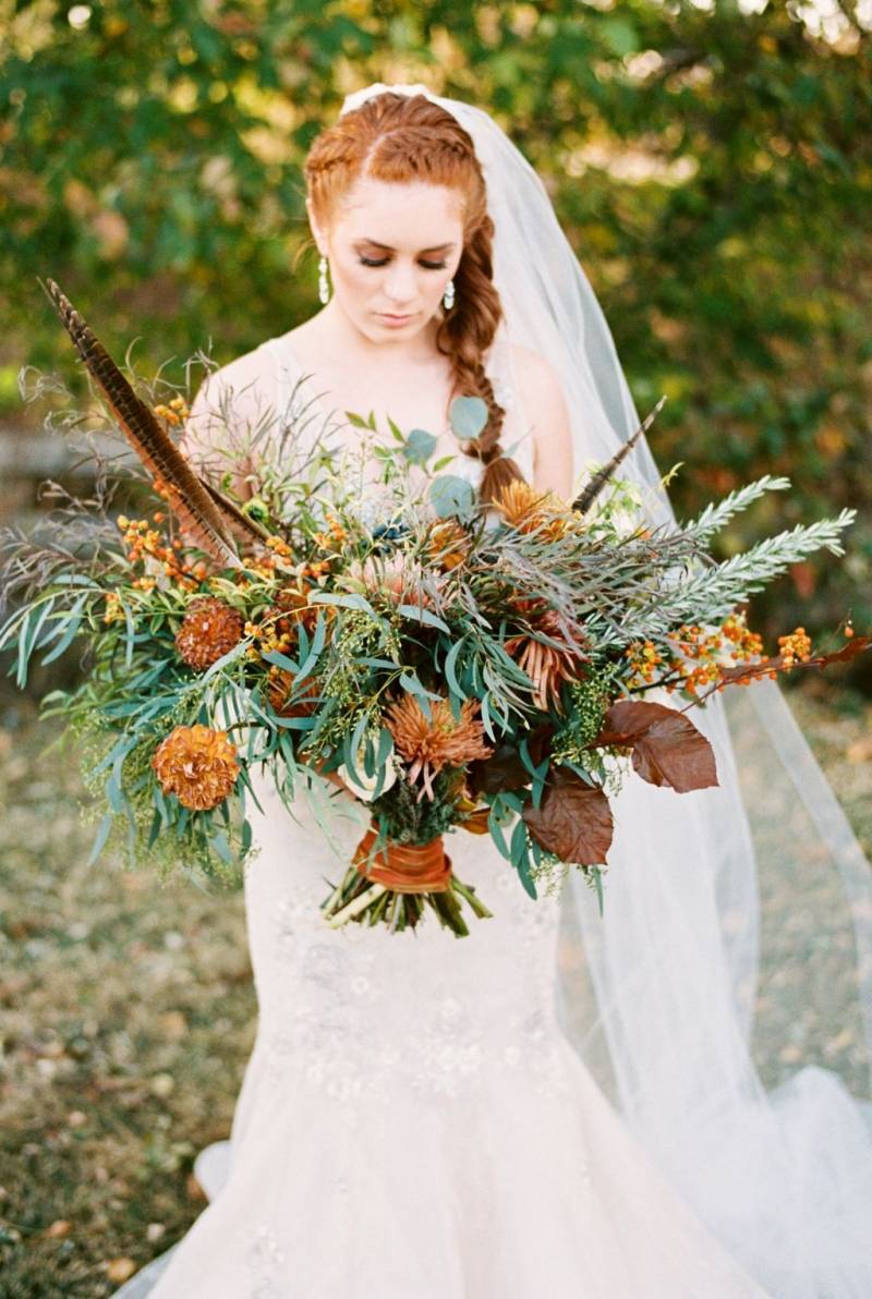 Wild textured bouquet