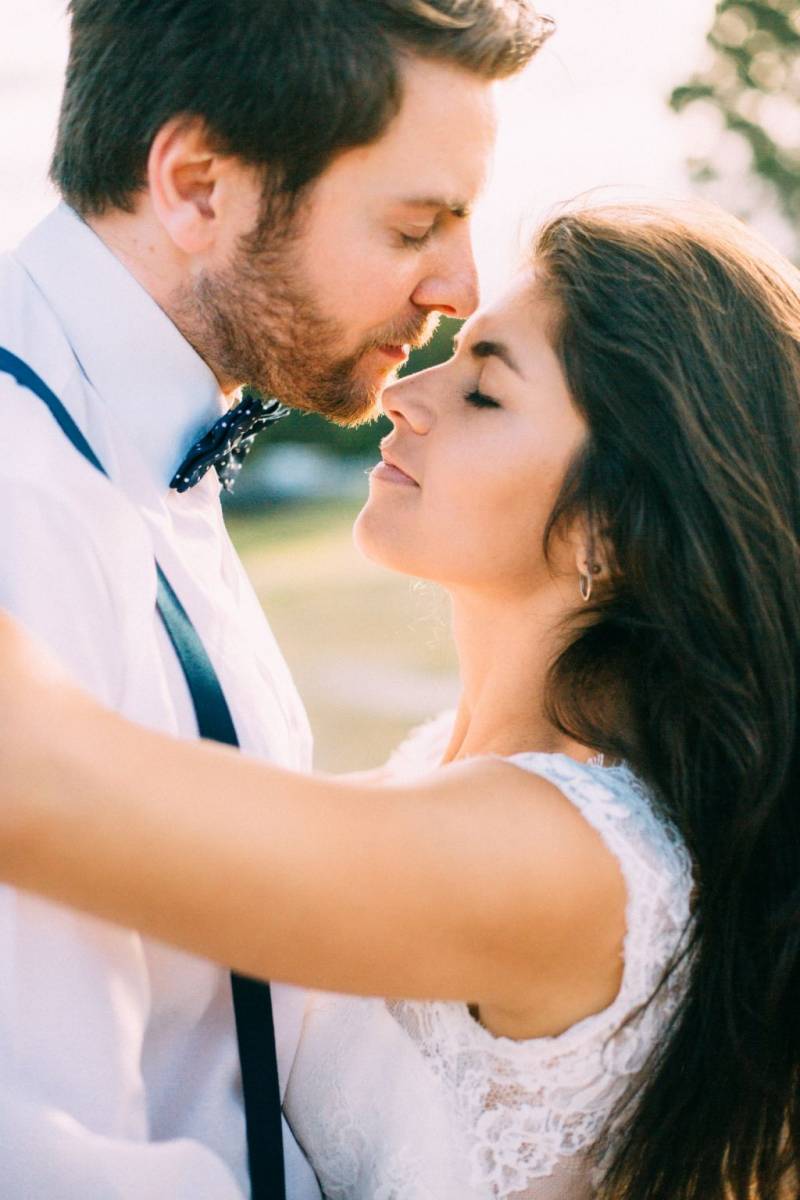 Intimate Bride and Groom