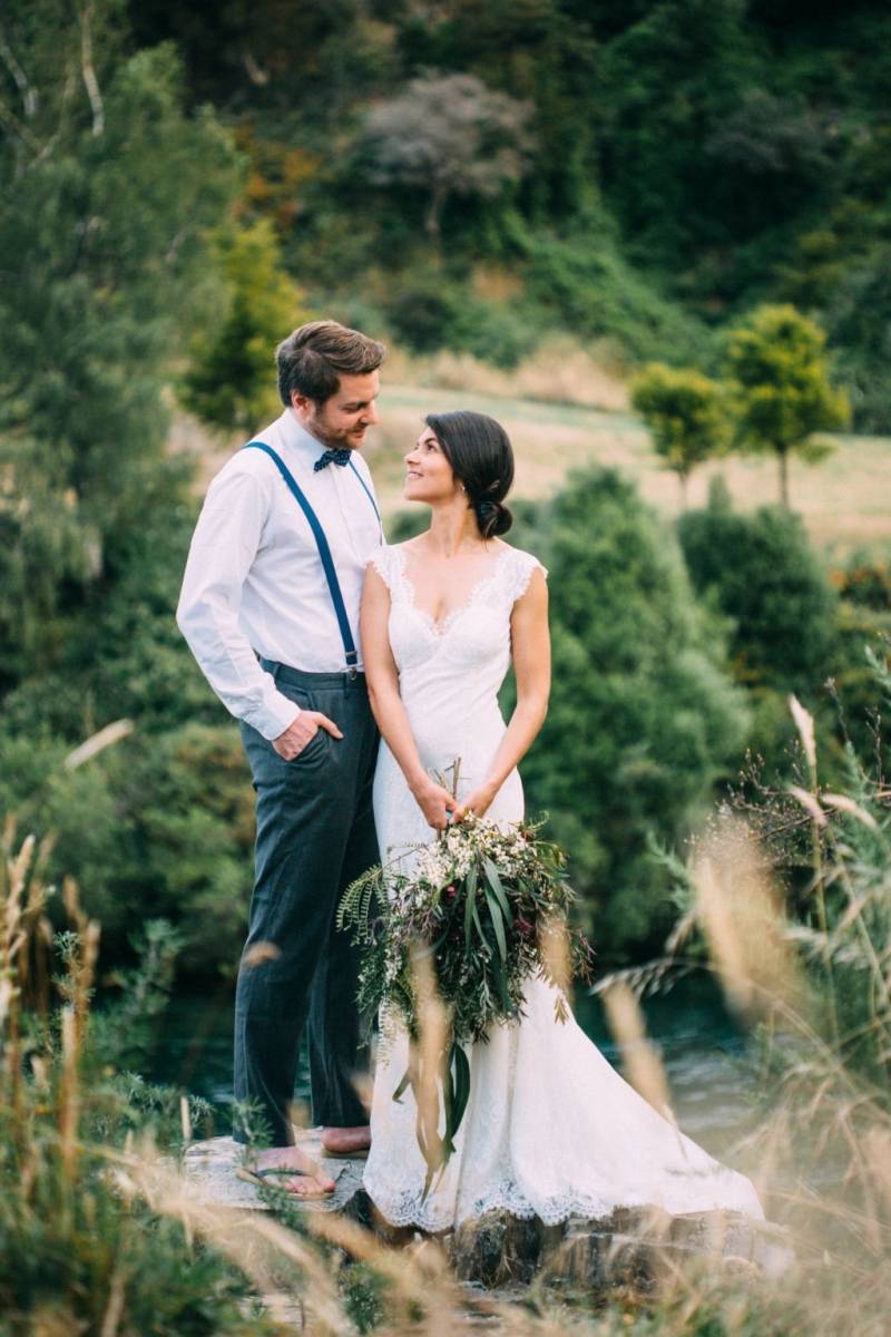 Bride and Groom in nature