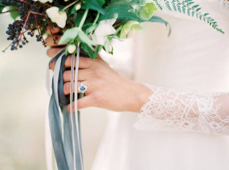 Blue sapphire ring