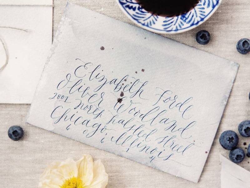 Blueberry Dye Wedding Ideas