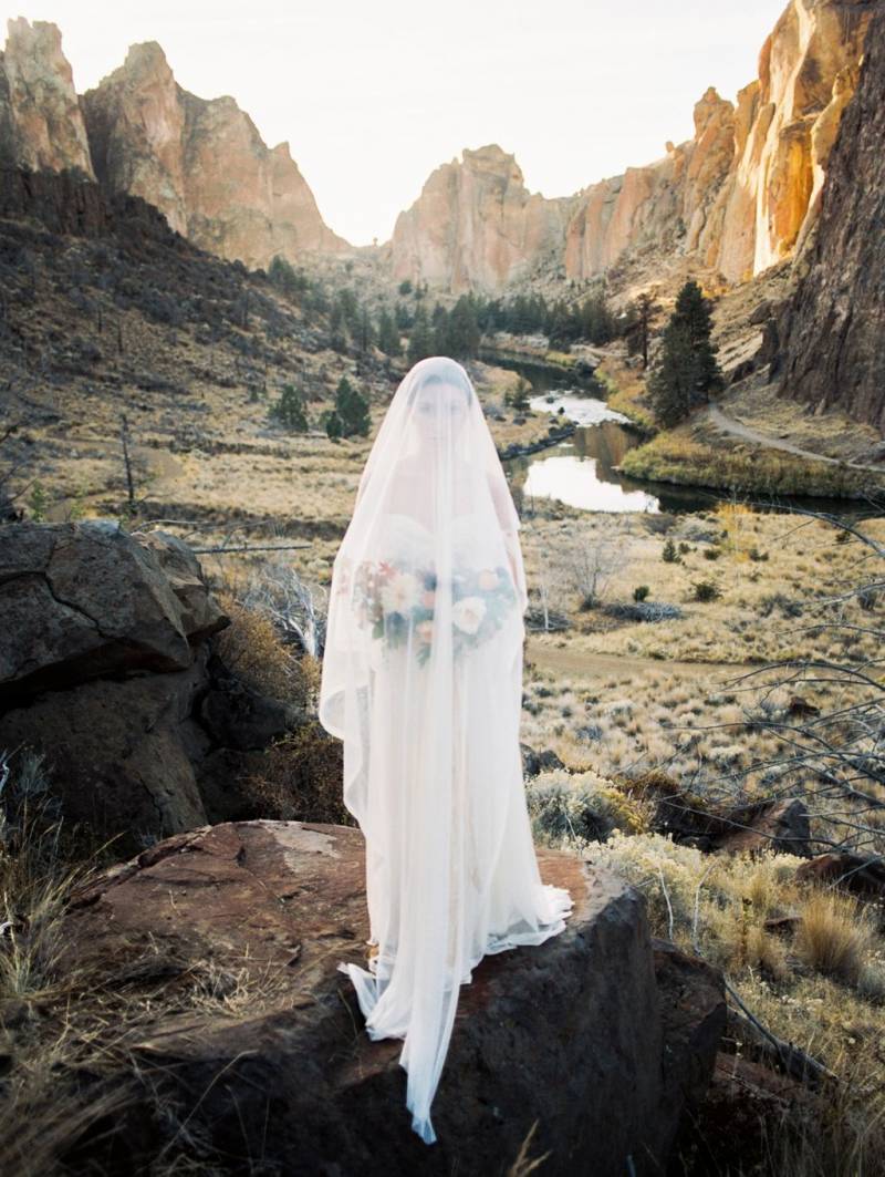 Bride at Smith Rock