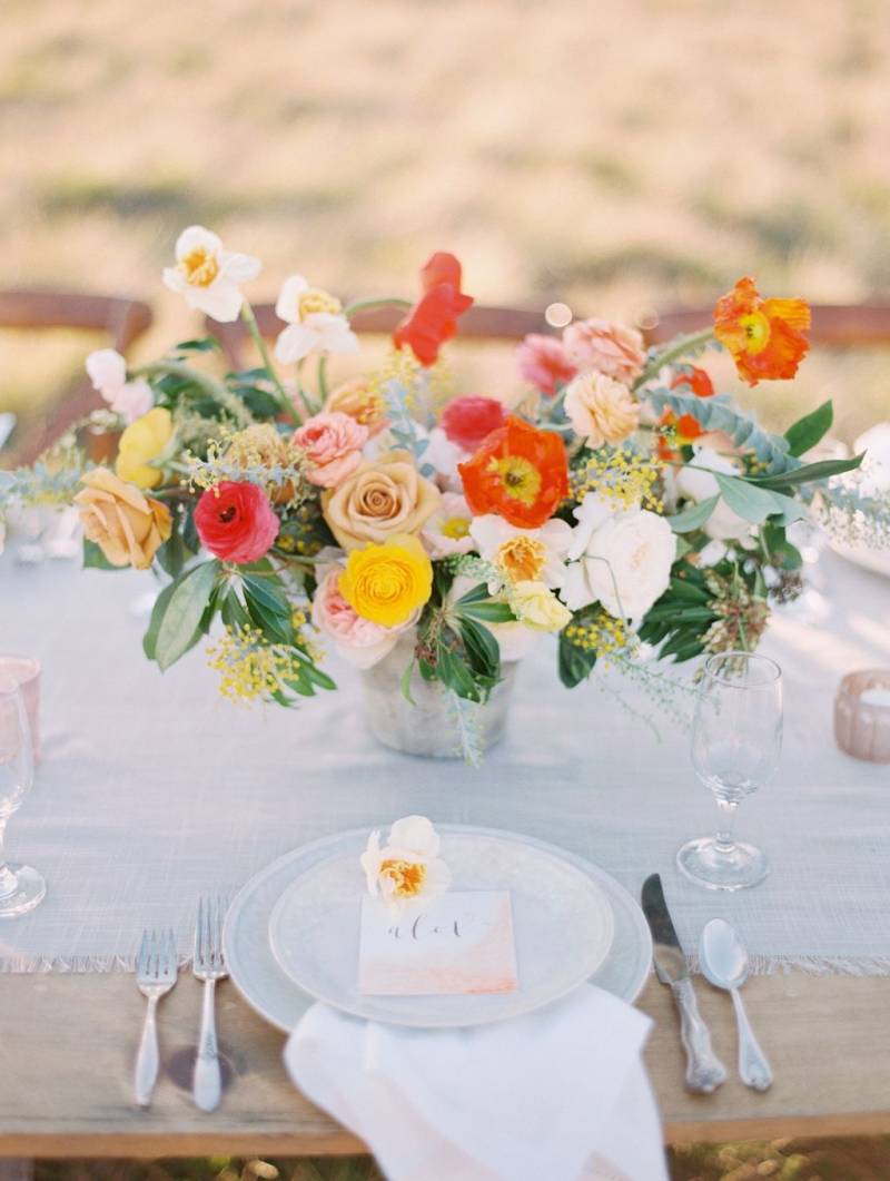 Vibrant Floral Centrepiece